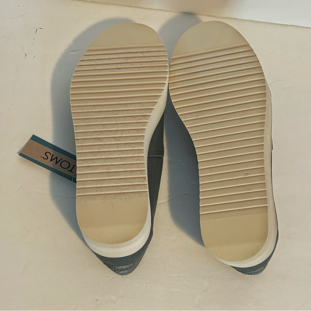 Toms Bonsai Green Verona Slip on Sneakers/Midform Espadrille - Picture 6 of 6